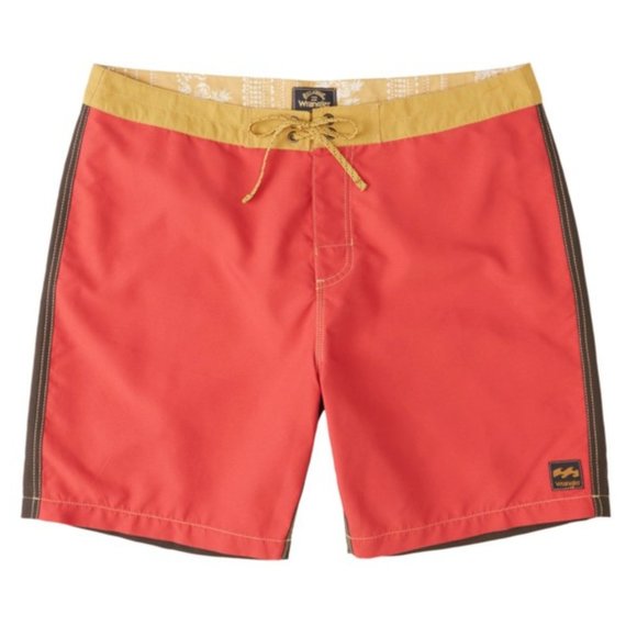 Billabong Mens Wrangler Icons Lo Tides Boardshorts 17"